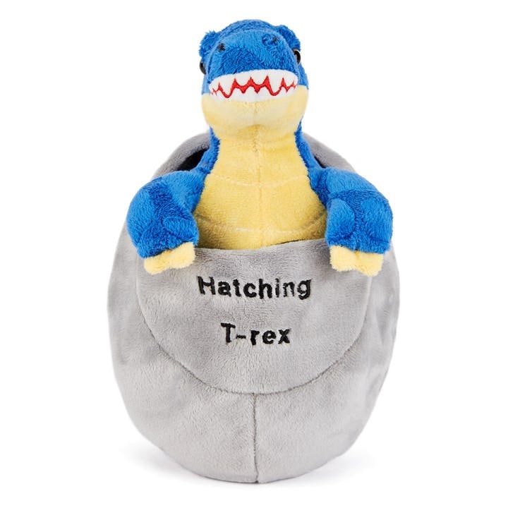 Zappi Co  Kids  Team T-Rex Hatching Soft Toy 22 Cm, Sports Direct