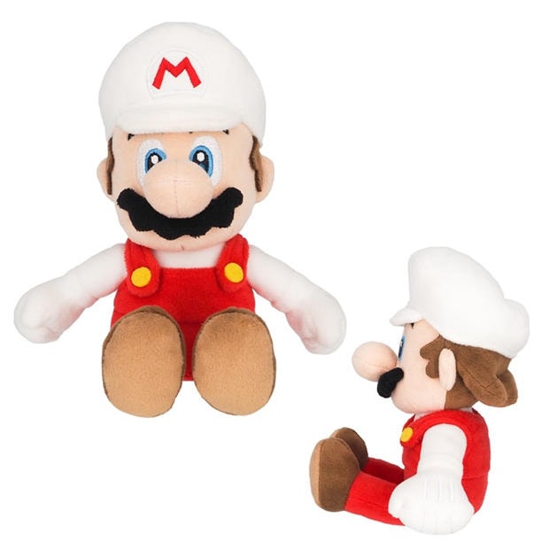 San-ei - Super Mario - Fire Mario Plush - Small