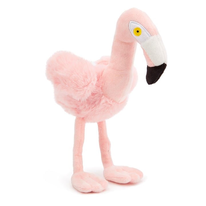Zappi Co  Kids Pink Team Flamingo Soft Toy 20 Cm Eco, Sports Direct