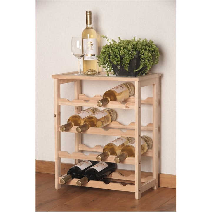 Alpina Wine Rack For 16 Bottles 46X23x55cm, Sports Direct