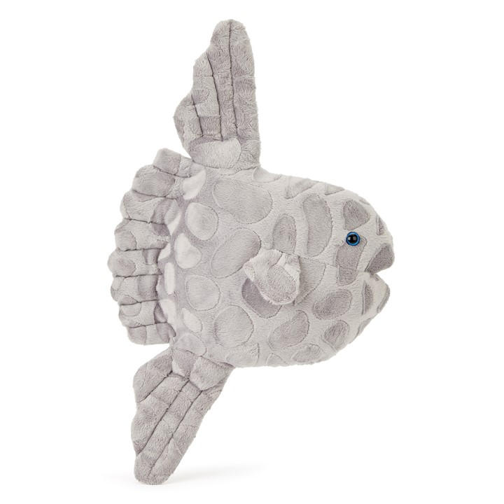 Zappi Co  Kids Grey Team Ocean Sunfish Soft Toy 23 Cm, Sports Direct