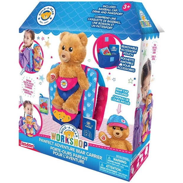 Casdon - Casdon - Build-A-Bear Workshop Pawfect Adventure Toy Bear Carrier