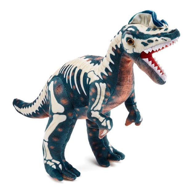 Több színű - Zappi Co - Team Zappi Co Diloposaurus Skeleton Soft Toy 30 cm