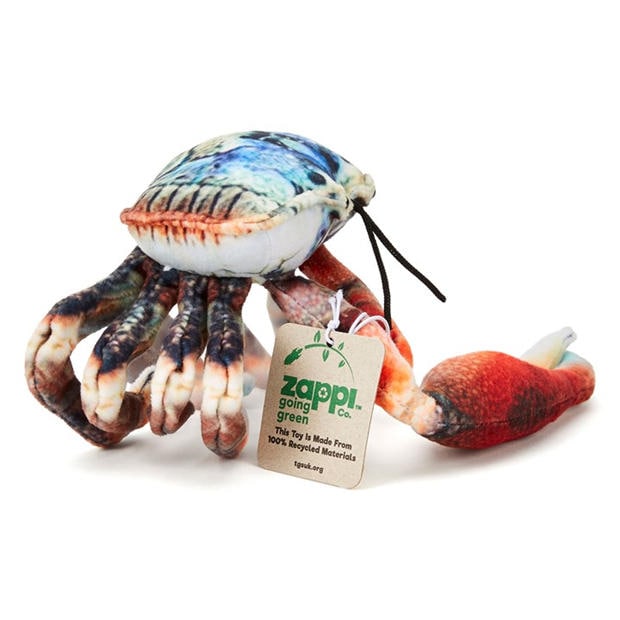 Több színű - Zappi Co - Team Zappi Co Fiddler Crab Soft Toy 20cm