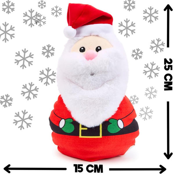 Multi - Zappi Co - Team Zappi Co Santa Soft Toy 25cm