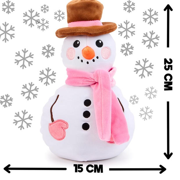 Fehér - Zappi Co - Team Zappi Co Snow Woman Soft Toy 25cm