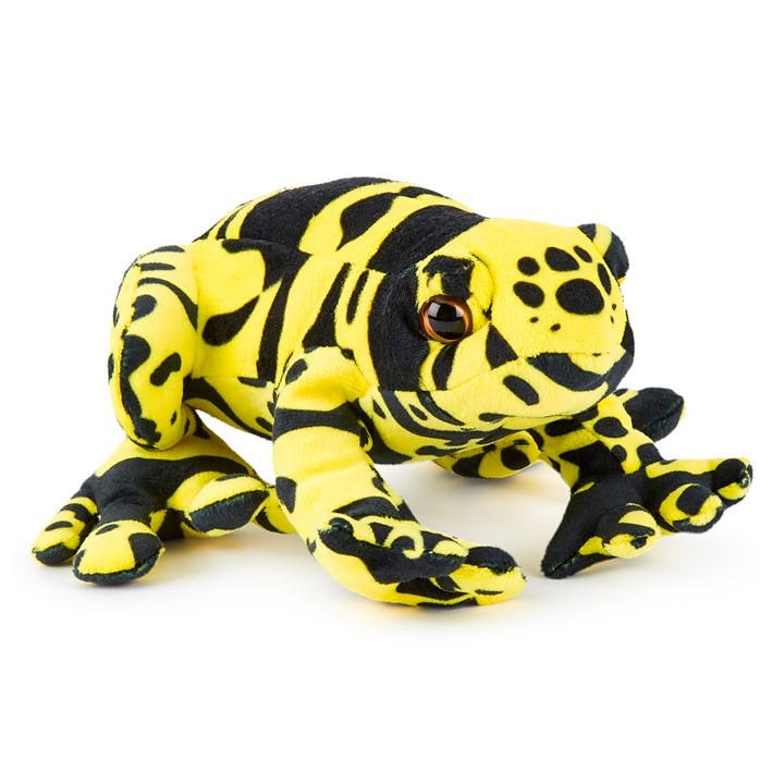 Zappi Co  Kids  Team Yellow Banded Poison Dart Frog Soft Toy 20 Cm Eco, Sports Direct