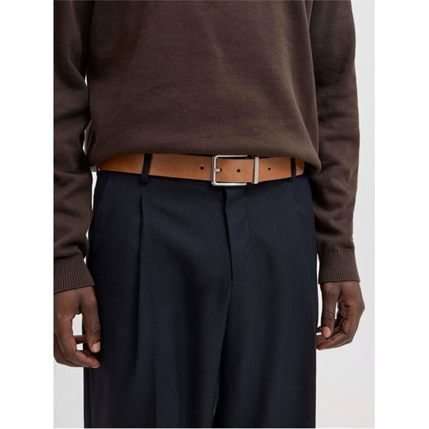 Cognac - Jack and Jones - Garda Reversible Belt Mens
