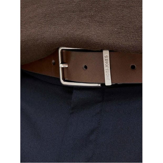 Brown Stone - Jack and Jones - Garda Reversible Belt Mens