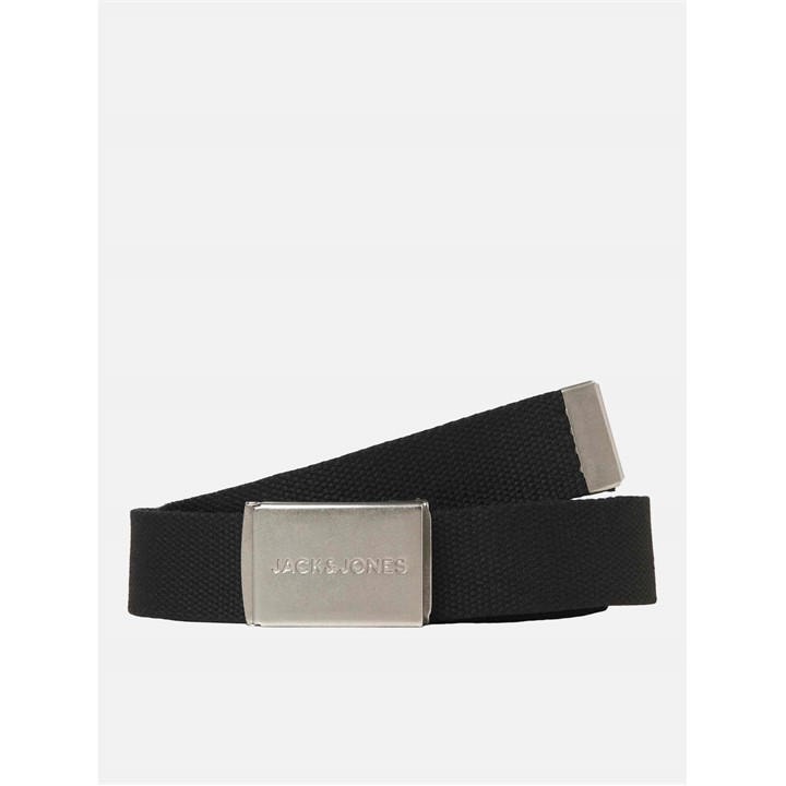 Jack And Jones Men's Black London Woven Belt in Size L, Sports Direct