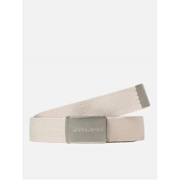 Jack And Jones Men's Cream London Woven Belt in Size L, Sports Direct