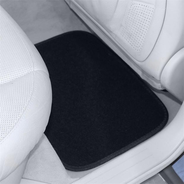 Black - Goodyear - Goodyear 4 Pc Luxury Velour Car Mats
