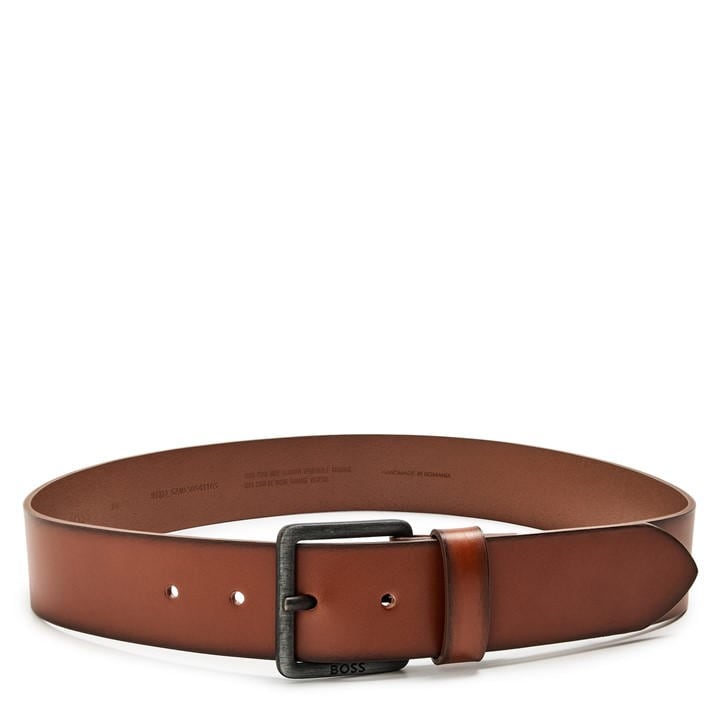 Boss Men's Brown Jeeko Leather Belt in Size 2XL, Sports Direct