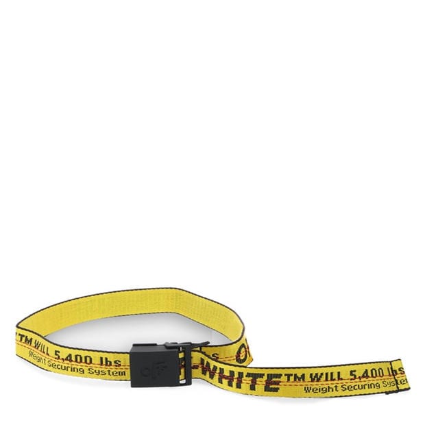 Yellow Black - OFF WHITE - Kids' Industrial Fabric Belt