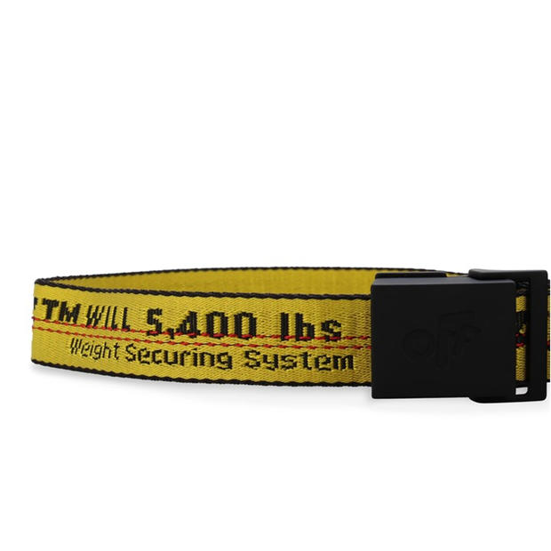 Yellow Black - OFF WHITE - Kids' Industrial Fabric Belt