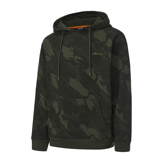 Camo Dark - Diem - Men's Hooded Performance Training Jacket