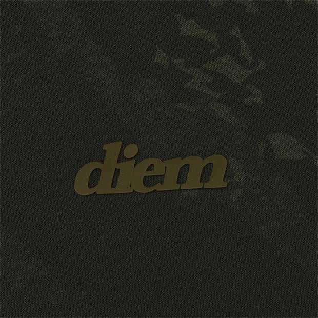 Camo Dark - Diem - Men's Hooded Performance Training Jacket
