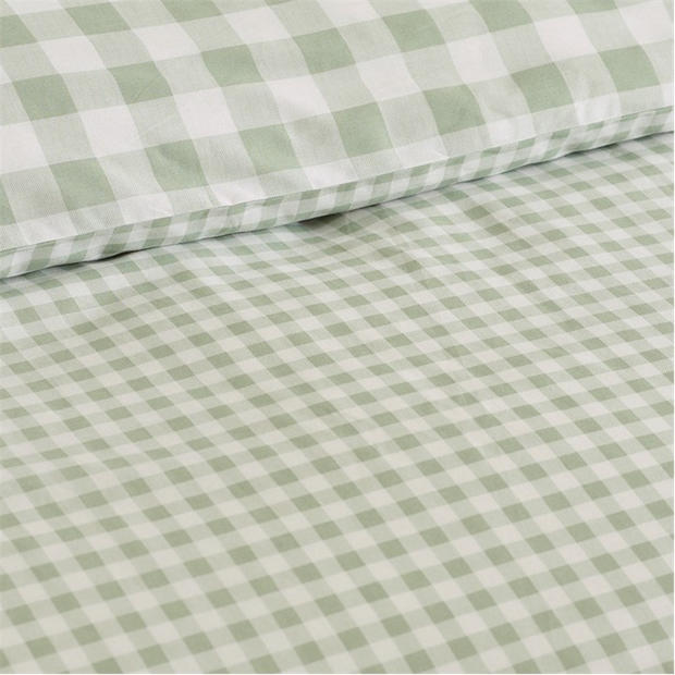 Green - Catherine Lansfield - Bamford Gingham Check Duvet Cover Set