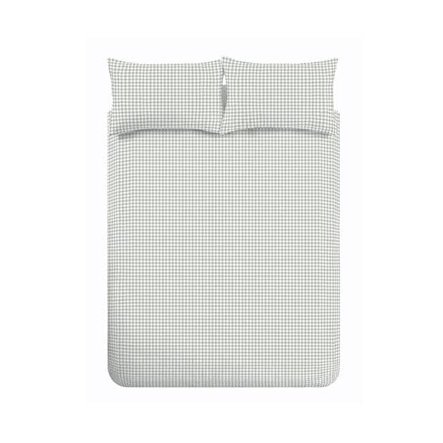 Green - Catherine Lansfield - Bamford Gingham Check Duvet Cover Set