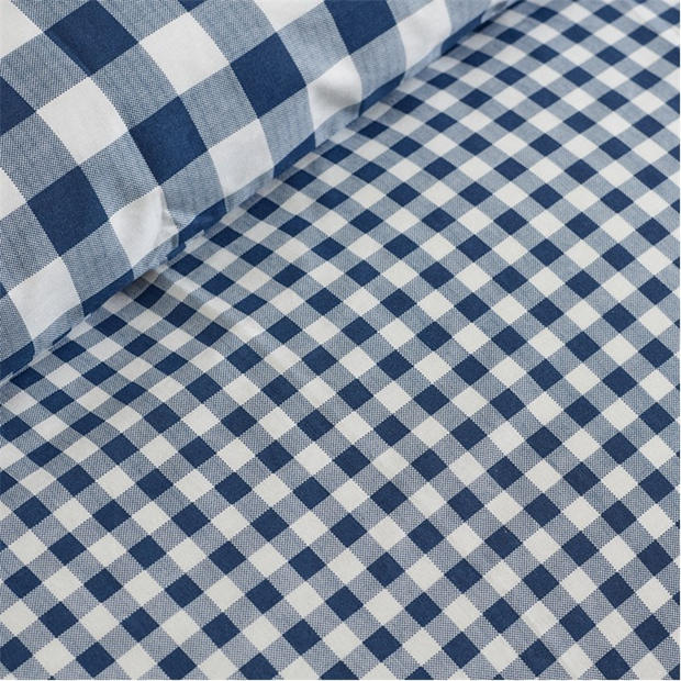 Navy - Catherine Lansfield - Bamford Gingham Check Duvet Cover Set