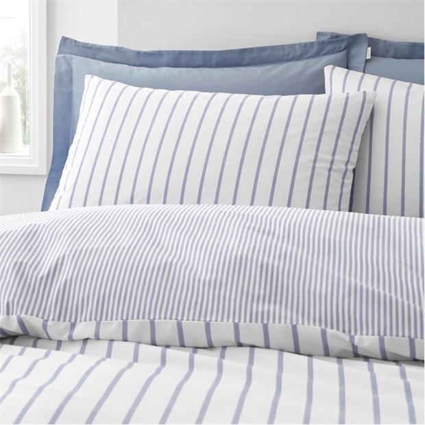 Blue - Bianca - Hampton Stripe Duvet Cover Set