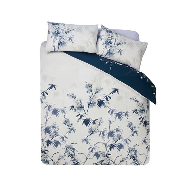 Blue - Catherine Lansfield - Kyoto Floral Duvet Cover Set