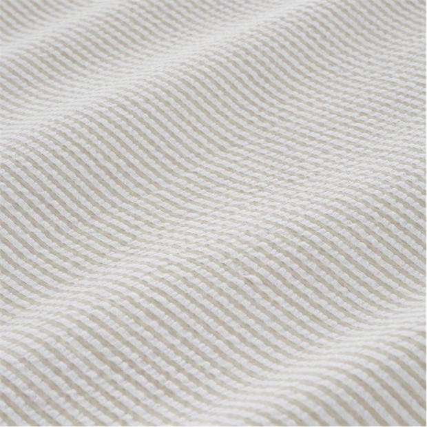Natural - Bianca - Seersucker Woven Stripe Duvet Cover Set