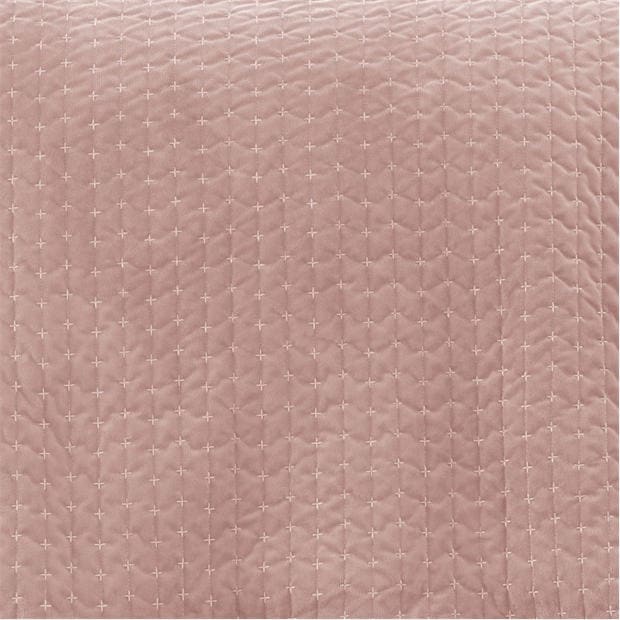 Pink - Bianca - Attica Velvet Bedspread