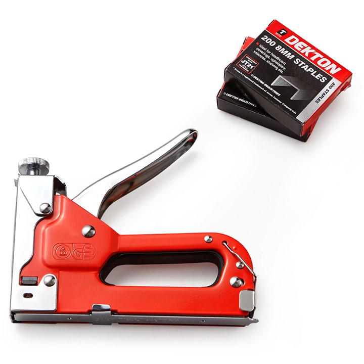 Dekton  Silver 3 In 1 Staple Gun With Staples, Sports Direct