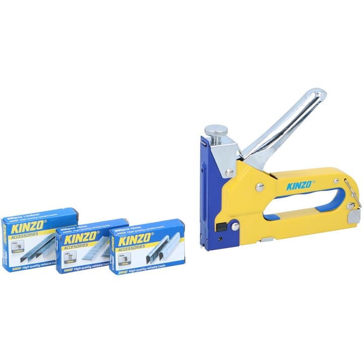 Kinzo  Yellow Staple Gun 04-14Mm, Sports Direct