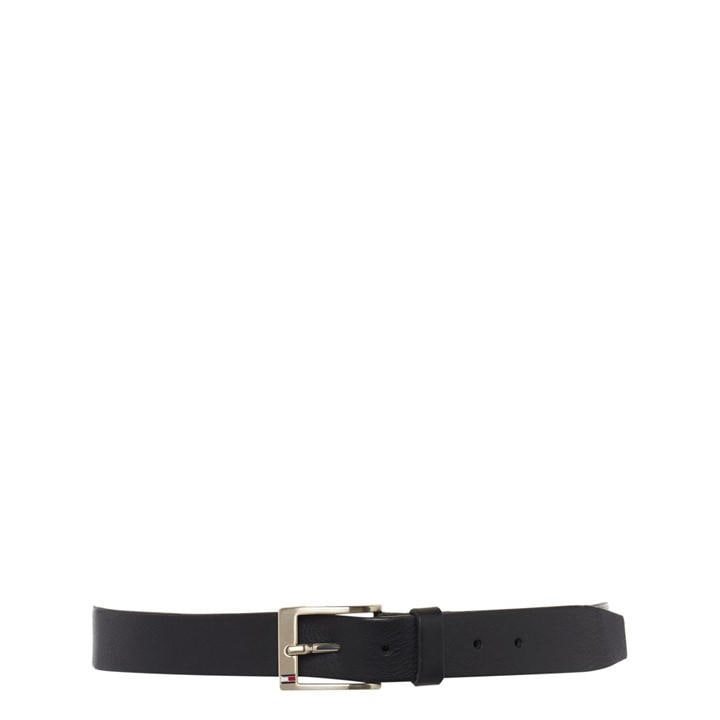 Tommy Hilfiger Men's Black Aly Leather Belt in Size 2XL, Sports Direct