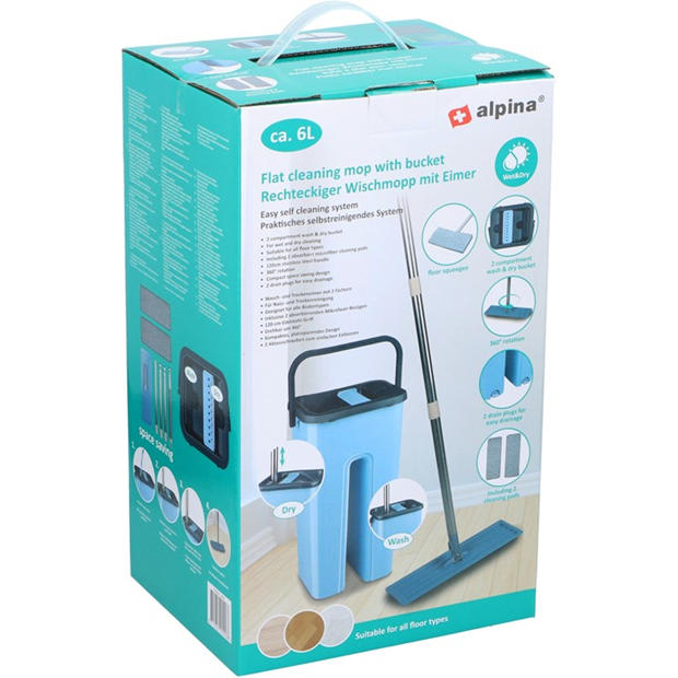 Multi - Alpina - Alpina Flat Mop w Bkt 00