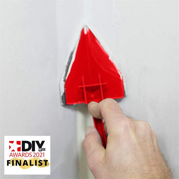 Red & Black - Dekton - Dekton Paint Roller Kit with Extension Pole