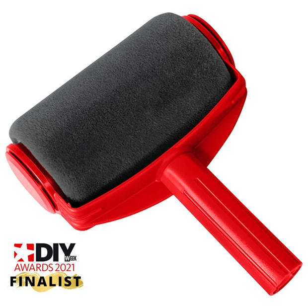Red & Black - Dekton - Dekton Paint Roller Kit with Extension Pole