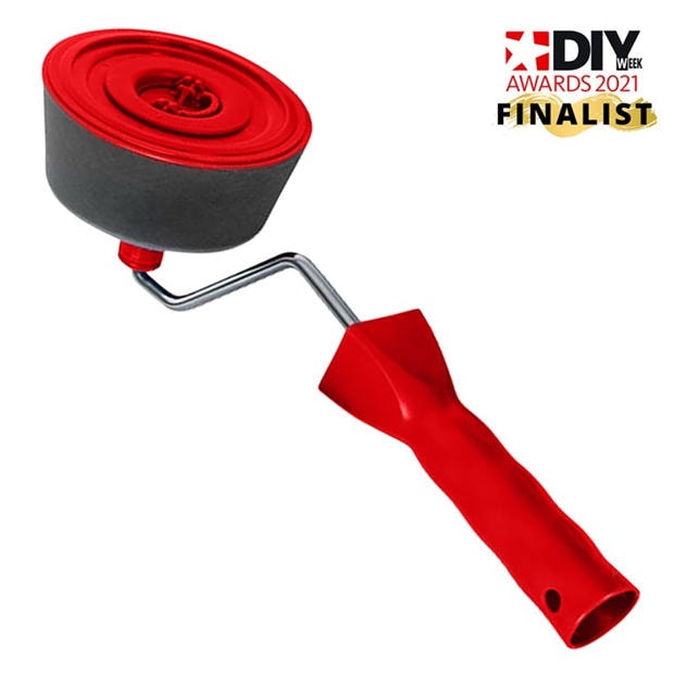 Red & Black - Dekton - Dekton Paint Roller Kit with Extension Pole