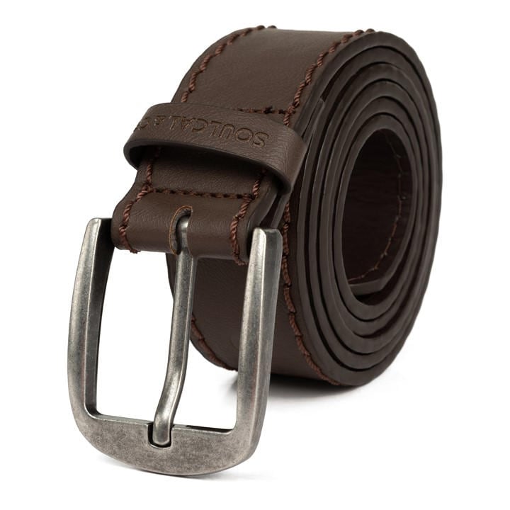 Soulcal Men's Brown Logo Belt in Size 2XL, Sports Direct