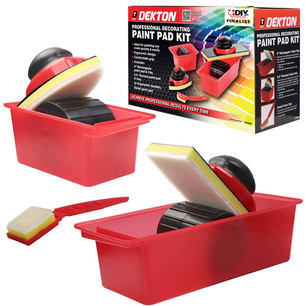 Red & Black - Dekton - Dekton Paint Pad Kit