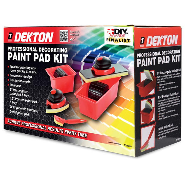 Red & Black - Dekton - Dekton Paint Pad Kit