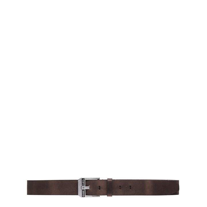 Diesel Men's Brown Bluestar Leather Belt in Size 75, Sports Direct