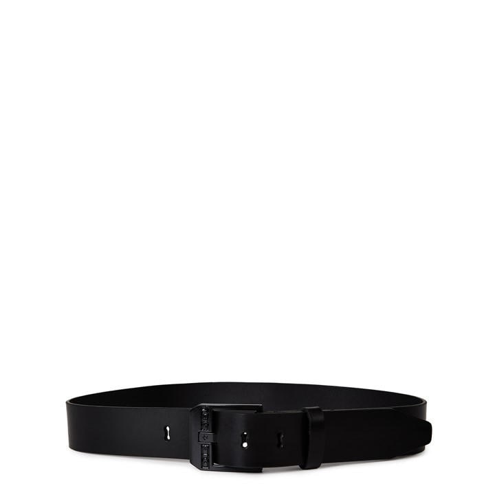 Diesel Men's Black Bluestar Leather Belt in Size 80, Sports Direct