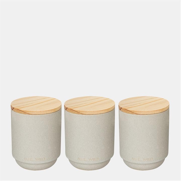 Jack Wills  Grey 3X85g Soy Candle, Sports Direct