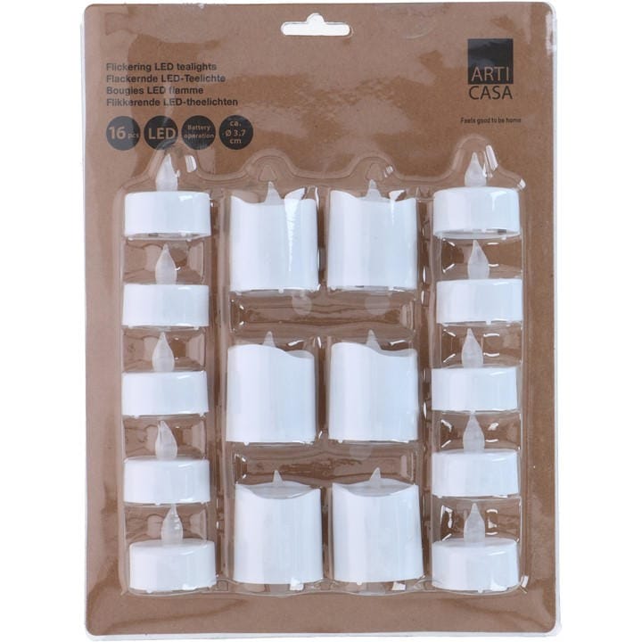 Arti Casa  White Flickering Led Tea Lights, Sports Direct