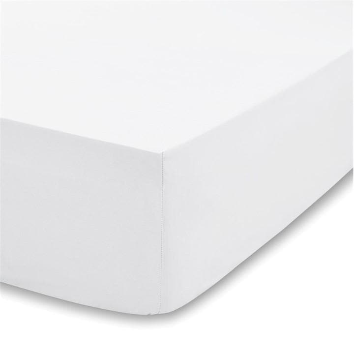 Jack Wills  White 200 Thread Count Cotton Fitted Sheet in Size Single, Sports Direct