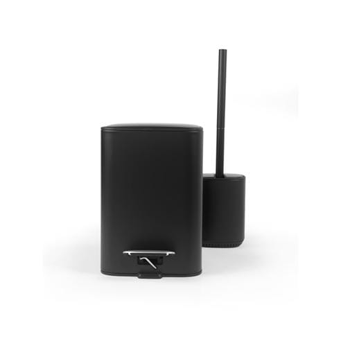 Beldray - Metal Bin and Toilet Brush Set