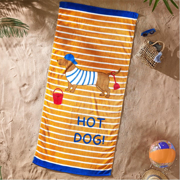 Catherine Lansfield   Hello Summer Beach Towel, Sports Direct