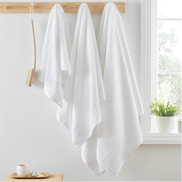 White - Jack Wills - 600gsm Pure Egyptian Cotton Towel