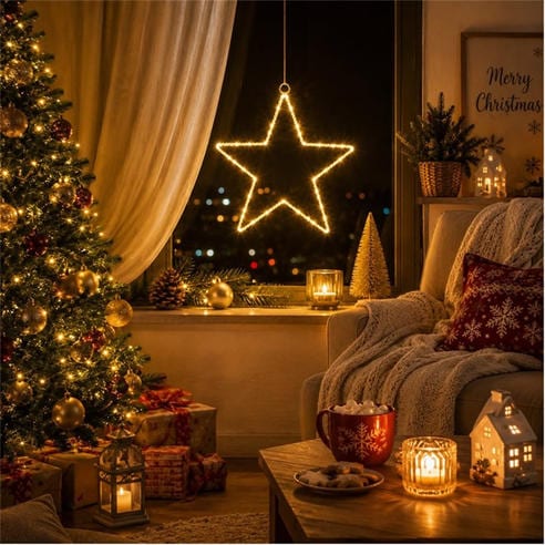 The Spirit Of Christmas - Hanging Star LED
