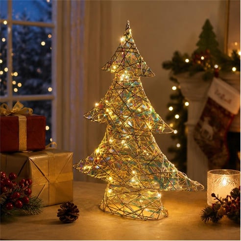 The Spirit Of Christmas - Holographic Tree with Lights