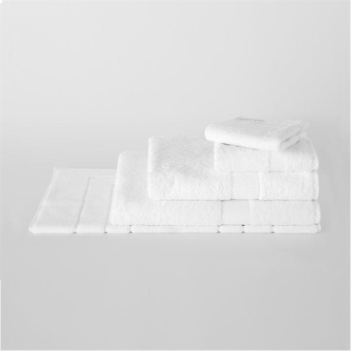 Sheridan  White Luxury Egyptian Towels in Size Face Cloth, Sports Direct