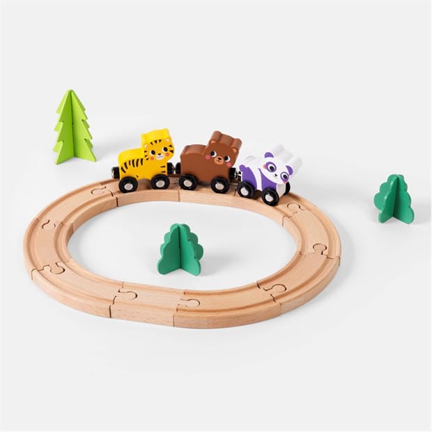 Multi - Tooky Toy - Animal Train Set